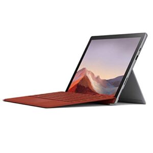 microsoft 12.3″ surface pro 7 2-in-1 touchscreen tablet, intel core i7-1065g7 1.3ghz, 16gb ram, 256gb ssd, windows 10 pro, free upgrade to windows 11, platinum