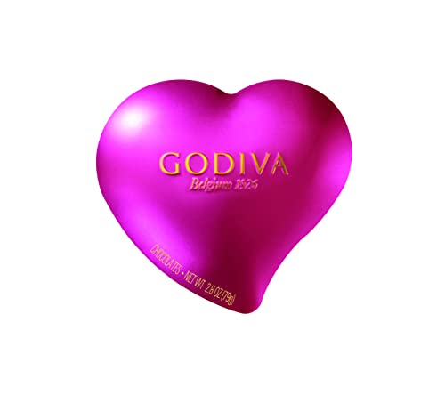 Godiva Chocolatier Masterpieces Milk Chocolate and Dark Chocolate Heart Tin