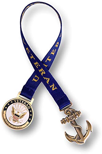 U.S. Navy Veteran Bookmark with 10 Inch Ribbon