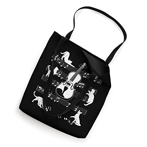 Violinist Cats for Cat loving Violin player Tote Bag