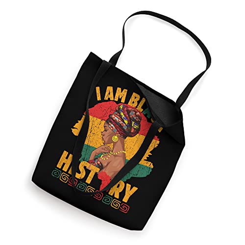 I Am Black History Women African Girls Black History Month Tote Bag