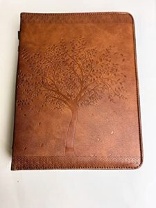 embossed spiritual divine tree of life holy bible book cover (large size)