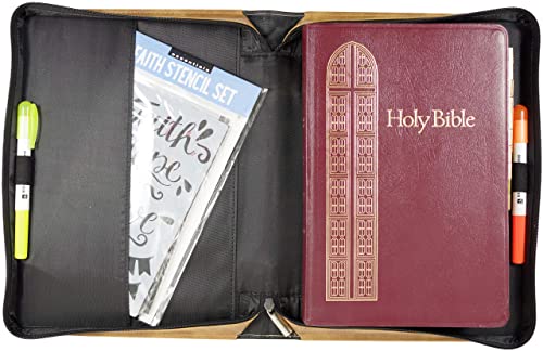 Embossed Spiritual Divine Tree of Life Holy Bible Book Cover (Large Size)