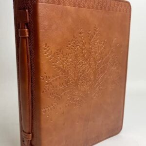 Embossed Spiritual Divine Tree of Life Holy Bible Book Cover (Large Size)