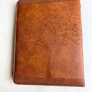 Embossed Spiritual Divine Tree of Life Holy Bible Book Cover (Large Size)