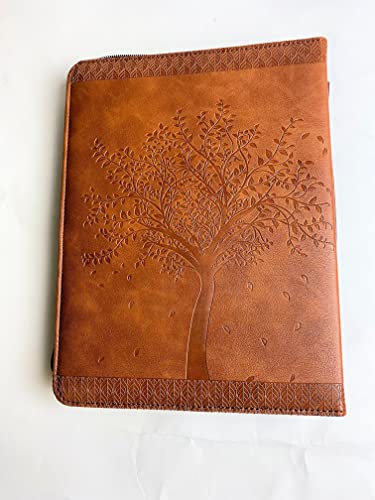 Embossed Spiritual Divine Tree of Life Holy Bible Book Cover (Large Size)