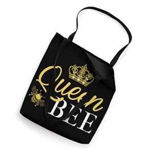 Queen Bee Graphic Beekeeper Hive Beekeping Honey Bee Lover Tote Bag