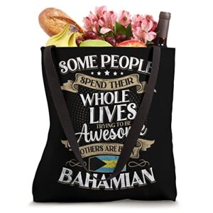 Bahamas Flag Souvenirs for Bahamians Men & Women Tote Bag