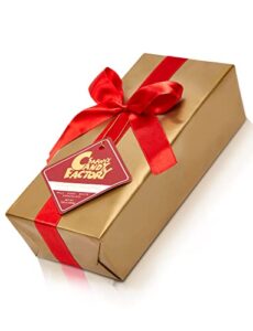 easter gifts chocolate box, premium gourmet assorted, ballotin gold box chocolate pralines gift for all occasions -7 oz