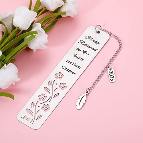 Retirement Gifts Bookmark for Women Men 2023 Happy Retirement Gifts for Teacher Nurse Retired Gifts for Coworker Colleague Boss Farewell Leaving Senior Employee Appreciation Retirement Gifts Ideas