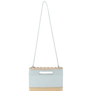 The Sak Womens Linden Leather Crossbody, Chambray Espadrille, One Size US