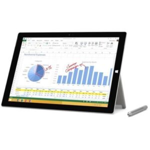 Microsoft Surface Pro 3 Tablet (12-inch, 128 GB, Intel Core i5, Windows 10) + Microsoft Surface Type Cover (Renewed)