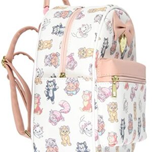 Disney Cats Saffiano Faux Leather Tote Bag Mini Backpack