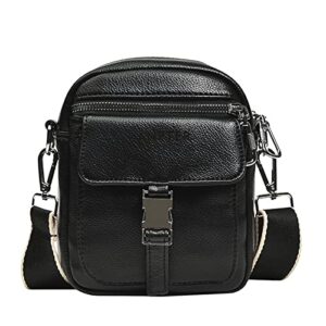 crossbody bags for women small shoulder handbags soft pu leather cross body purse casual crossover phone messenger bags(quilted crossbody bags for black)