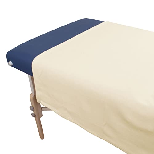 Body Linen Gentility™ Polar Fleece Massage Table Blanket, Warm, Cozy and Plush Spa Blankets. Create That Perfect Atmosphere. 54 x 80 inches, 100% Polyester - Natural - Natural