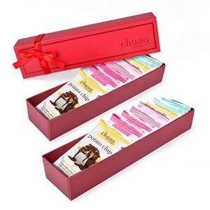 chuao chocolatier chocolate mini gift box | gourmet chocolate assorted bars european no preservatives | for gift baskets, christmas, valentines day, gifts for women, men, birthday, thank you, care package (milk chocolate, 16 bars)