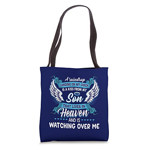 My Son Lives in Heaven and Is Watching Over Me, Miss my Son Tote Bag