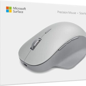 Microsoft Surface Precision Wireless Bluetooth Mouse with Cleaning Cloth - Bulk Packaging - Light Grey