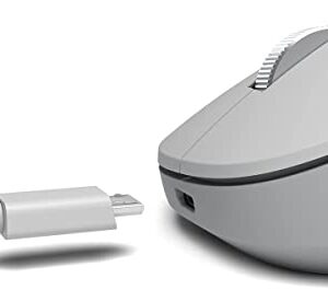 Microsoft Surface Precision Wireless Bluetooth Mouse with Cleaning Cloth - Bulk Packaging - Light Grey