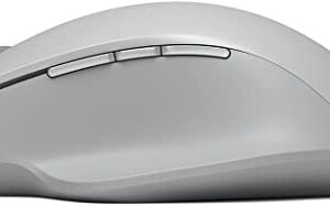 Microsoft Surface Precision Wireless Bluetooth Mouse with Cleaning Cloth - Bulk Packaging - Light Grey