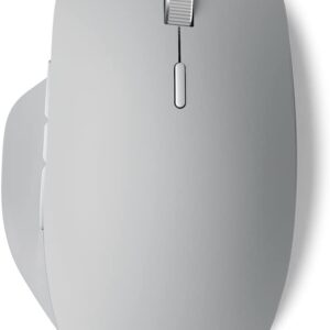 Microsoft Surface Precision Wireless Bluetooth Mouse with Cleaning Cloth - Bulk Packaging - Light Grey