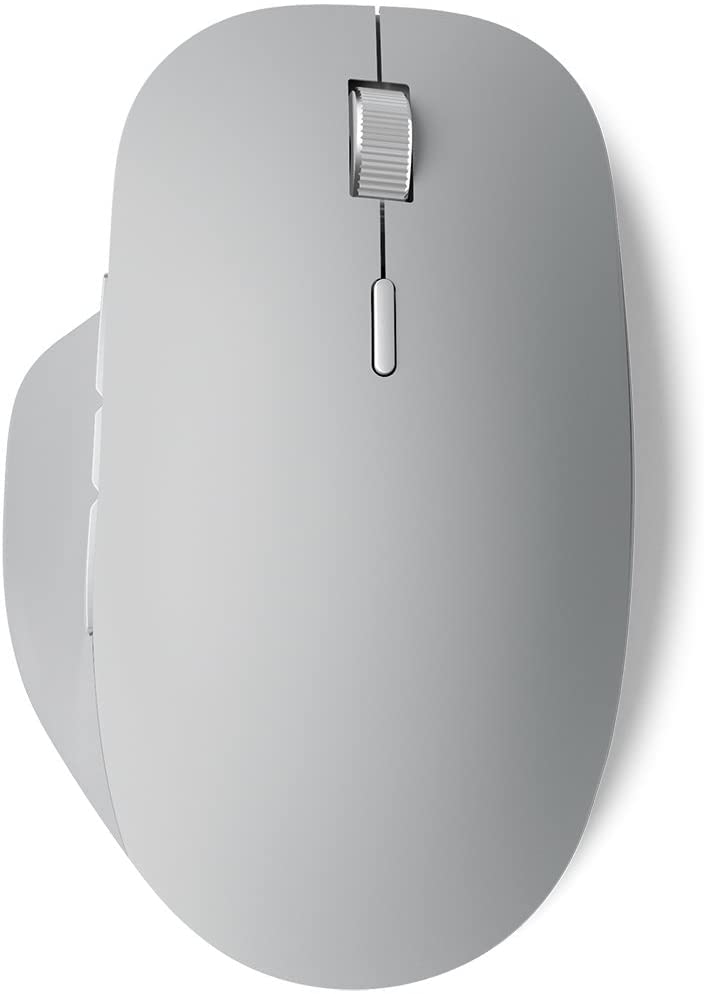 Microsoft Surface Precision Wireless Bluetooth Mouse with Cleaning Cloth - Bulk Packaging - Light Grey