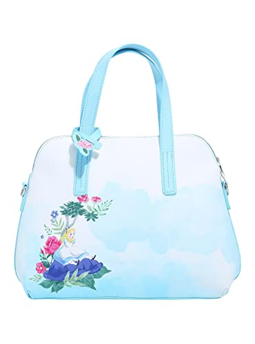 Loungefly Disney Alice In Wonderland Floral Watercolor Satchel Bag