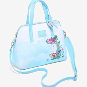 Loungefly Disney Alice In Wonderland Floral Watercolor Satchel Bag