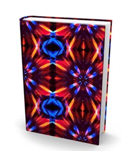 book sox stretchable fabric jumbo book covers – jumbo crystallized print (1 item)