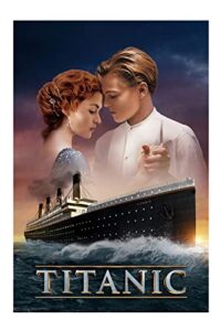 eflormes titanic movie vintage posters decorative painting canvas wall art office bedroom study living room recreation club posters gifts, 30×45（cm） 12×18(in)