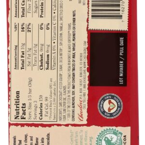 Chocolove, Chocolate Bar Dark Cherry & Almond, 3.2 oz