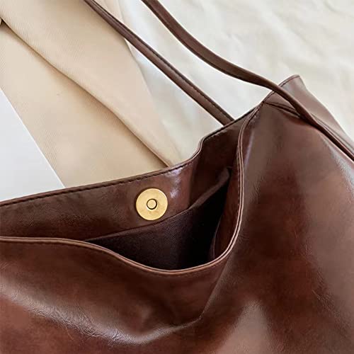 materasu Large Leather Purses and Handbags for Women Top Handle Shoulder Satchel Hobo Bags