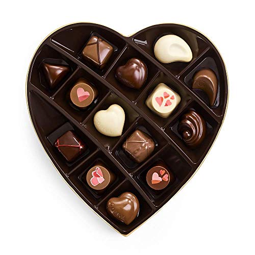 Godiva Chocolatier Valentine’s Heart Assorted Chocolate Gift Box, 14 pc.