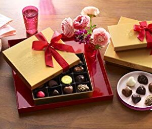 Godiva Chocolatier Assorted Chocolate Gold Gift Box, Valentine's Day Ribbon, 19 pc.