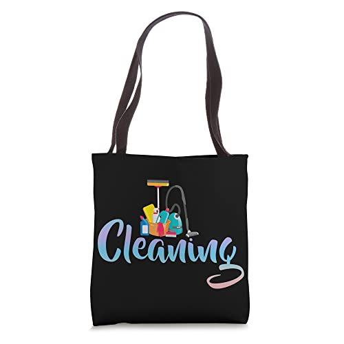 Cleaning Lover Fun Housekeeping Housekeeper Cleaner Graphic Tote Bag