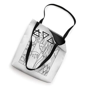 Air Fire Water Earth Four Greek elements Tote Bag