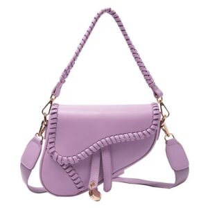 women saddle shoulder bag clutch purse underarm handbag satchel hand bag crossbody bag