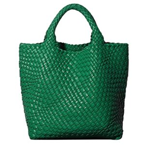 bzxhvsha women tote bag large capacity handbags and purse for ladies (green)