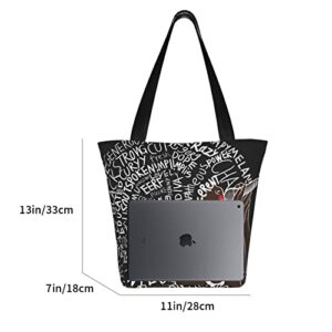 Women Tote Bags African American Women Satchel Handbags Afro Black Girl Shoulder Bag School Shopping Casual Bag