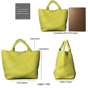 Women's Tote Bag Large Capacity Handbags And Purse For Ladies (Fruit-green)