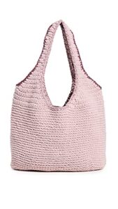 madewell women’s the crochet shopper bag, wisteria dove multi, one size