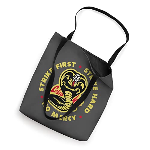 Cobra Kai Strike First Cobra Logo Tote Bag