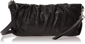 lucky brand lucky lizz clutch, black