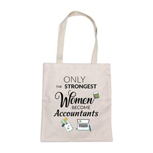 mbmso accountant tote bag cpa gifts accounting gifts for female accountant bag accountant graduation gifts shoulder bag (accountant tote bag)