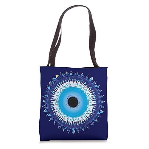 Good Luck Blue Evil Eye Protection Against Evil Spirits Tote Bag