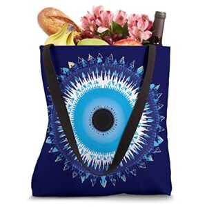 Good Luck Blue Evil Eye Protection Against Evil Spirits Tote Bag