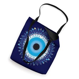 Good Luck Blue Evil Eye Protection Against Evil Spirits Tote Bag