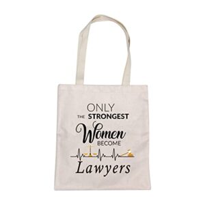 mbmso lawyer tote bag attorney gifts lawyer handbag law student gifts only the strongest women become lawyers shoulder bag (lawyer tote bag)