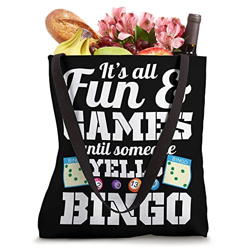 Bingo Yells | Funny Bingo Lover Funny Bingo Tote Bag