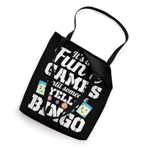 Bingo Yells | Funny Bingo Lover Funny Bingo Tote Bag